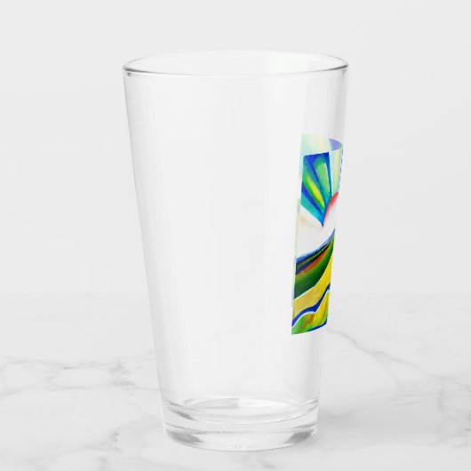 Rainbow Sunburst Landscape Glas (Rechts)