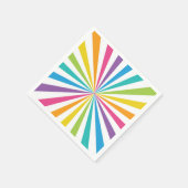 Rainbow Sunburst Servet (Hoek)