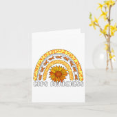Rainbow Sunflower Crops Bewustzijn Kaart (Gele Bloem)