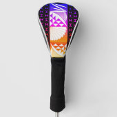 Rainbow Sunrise Golfheadcover (Voorkant)