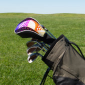 Rainbow Sunrise Golfheadcover (Insitu)
