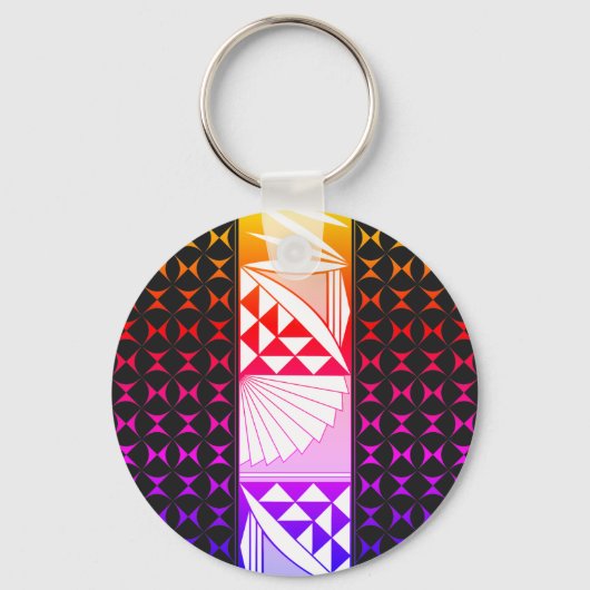 Rainbow Sunrise Sleutelhanger (Voorkant)