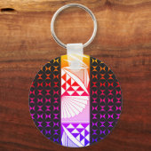 Rainbow Sunrise Sleutelhanger (Achterkant)