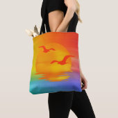 Rainbow Sunrise-Tas Tote Bag (Dichtbij)