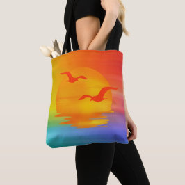 Rainbow Sunrise-Tas Tote Bag