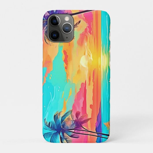 Rainbow Sunset Beach Case-Mate iPhone Case (Achterkant)