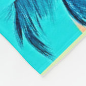 Rainbow Sunset Beach Fleece Deken (Hoek)