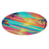 Rainbow Sunset Beach Snijplank (Hoek)