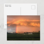 Rainbow Sunset Briefkaart (Voorkant / Achterkant)