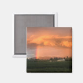 Rainbow Sunset Magneet (Voorkant / Achterkant)