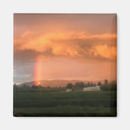Rainbow Sunset Magneet (Voorkant)