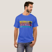 Rainbow Sunset  Miami Beach Florida T-shirt (Voorkant volledig)