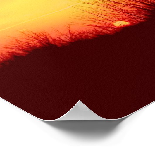 Rainbow Sunset Poster (Hoek)