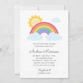 Rainbow Sunshine Baby shower Kaart (Voorkant)
