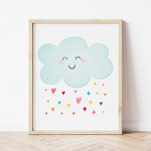 Rainbow Sunshine Clouds Nursery Muurkunst Sets