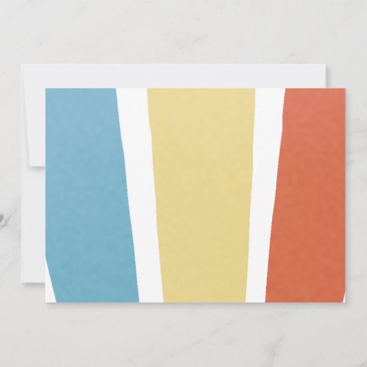 Rainbow Sunshine eerste reis rond de zon Foto Kaart (Achterkant)