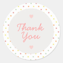 Rainbow & Sunshine Sticker - Bedankt