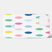 Rainbow Surfboard, gepersonaliseerd Case-Mate iPhone Case (Achterkant (horizontaal))