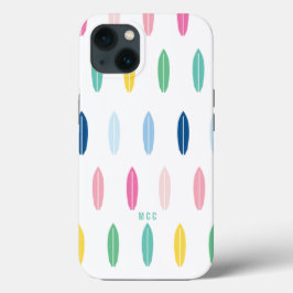 Rainbow Surfboard, gepersonaliseerd Case-Mate iPhone Case
