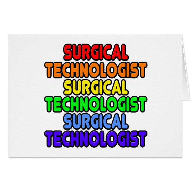 Rainbow Surgical Technoloog (Voorkant Horizontaal)