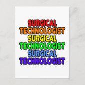 Rainbow Surgical Technoloog Briefkaart (Voorkant)