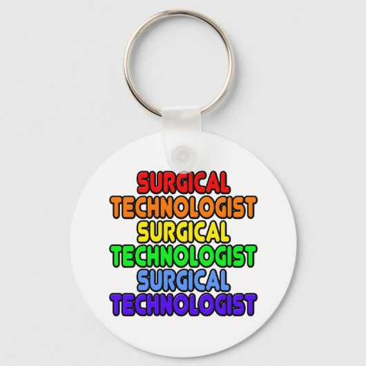 Rainbow Surgical Technoloog Sleutelhanger (Voorkant)