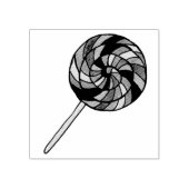 Rainbow Sweet Shoppe Snoep Lollipopolly Pop Rubberstempel (Afrduk)