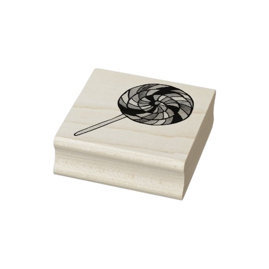 Rainbow Sweet Shoppe Snoep Lollipopolly Pop Rubberstempel (Stempel)