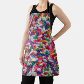 Rainbow Sweet Snoep Sprinkles Apron Schort (Insitu)