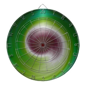 Rainbow Swirl abstract art. 6 Dartbord