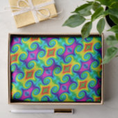 Rainbow Swirl Abstract Art Design Tissuepapier (Geschenk)