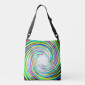 Rainbow Swirl Bag Crossbody Tas (Achterkant)