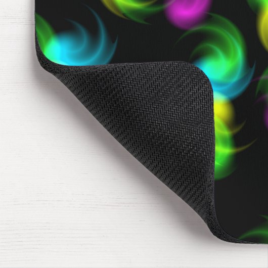 Rainbow Swirl Balls Mousepad Muismat (Hoek)