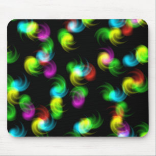 Rainbow Swirl Balls Mousepad Muismat