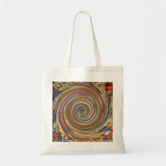 Rainbow Swirl Canvas tas
