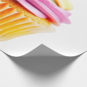 Rainbow Swirl Cupcake with Colorful Wrapper Cadeaupapier (Hoek)