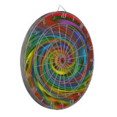 Rainbow Swirl Dart Board Dartbord (Voorkant Links)