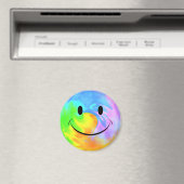 Rainbow Swirl Face Magnet (Insitu (Vaatwasser))