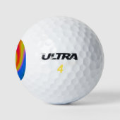 Rainbow Swirl Golfballen (Logo)