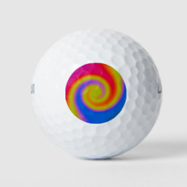 Rainbow Swirl Golfballen