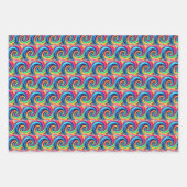 Rainbow Swirl Inpakpapier Vel (Voorkant)
