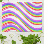 Rainbow Swirl Kitchen Towel Theedoek (Gevouwen)