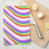 Rainbow Swirl Kitchen Towel Theedoek (Quarter Fold)