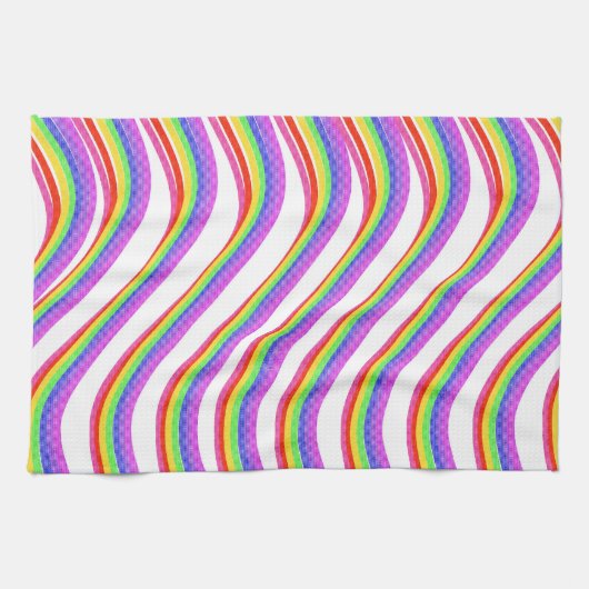 Rainbow Swirl Kitchen Towel Theedoek (Horizontaal)
