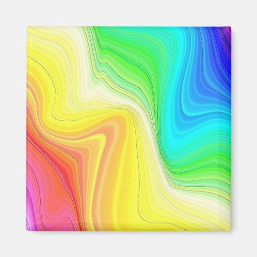 Rainbow Swirl Magneet (Voorkant)