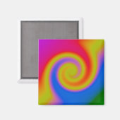 Rainbow Swirl Magneet (Voorkant / Achterkant)