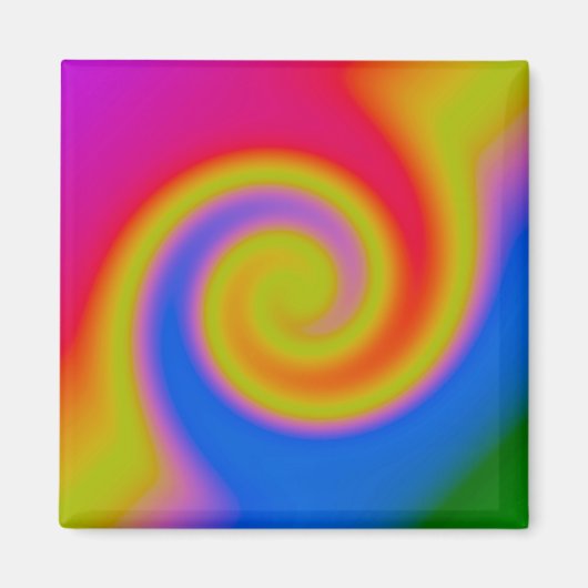 Rainbow Swirl Magneet (Voorkant)