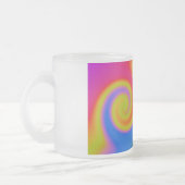 Rainbow Swirl Matglas Koffiemok (Links)
