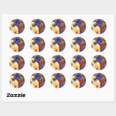 Rainbow Swirl Meisjes Rainbow Sticker Sheet (Vel)