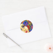 Rainbow Swirl Meisjes Rainbow Sticker Sheet (Envelop)
